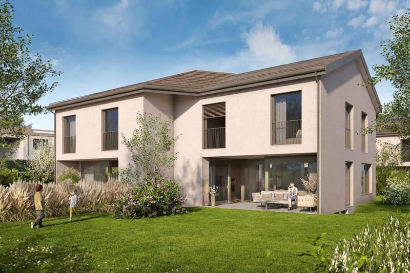 CORÇALIA Villa jumelle neuve à Corcelles-près-Payerne (2)