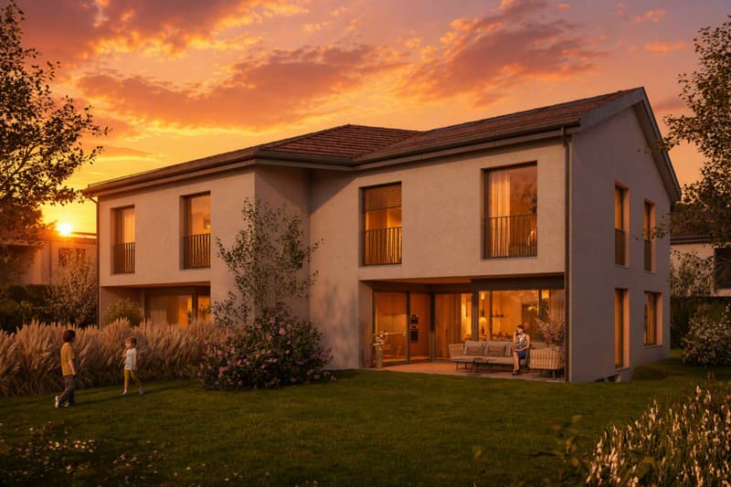 CORÇALIA Villa jumelle neuve à Corcelles-près-Payerne (2)