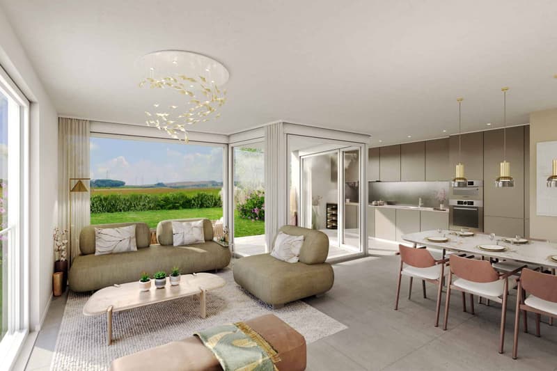 CORÇALIA Villa jumelle neuve à Corcelles-près-Payerne (3)