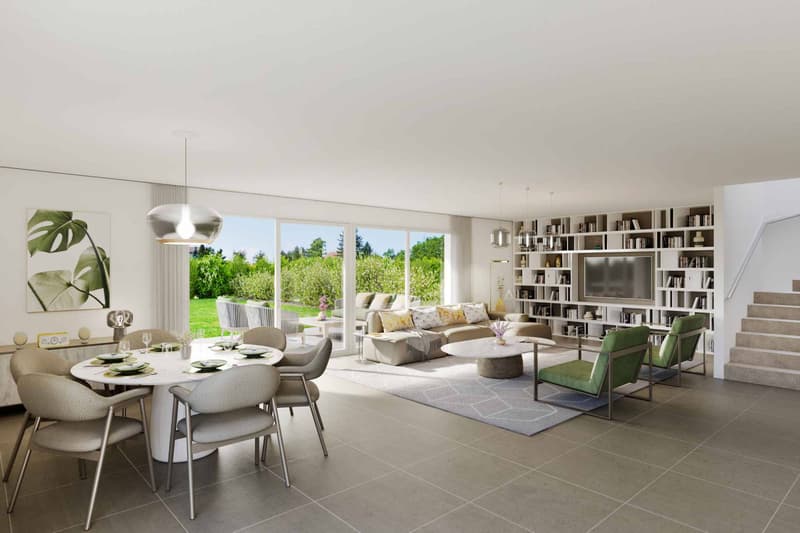 Grande maison mitoyenne disponible rapidement (3)