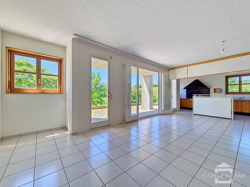 La sérénité de la campagne à 10 minutes de Morges Grande maison mitoyenne (8)