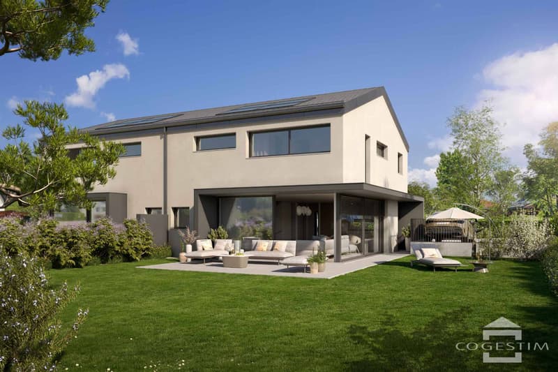 Projet de deux villas jumelles à deux pas du Léman VILLA B (7)