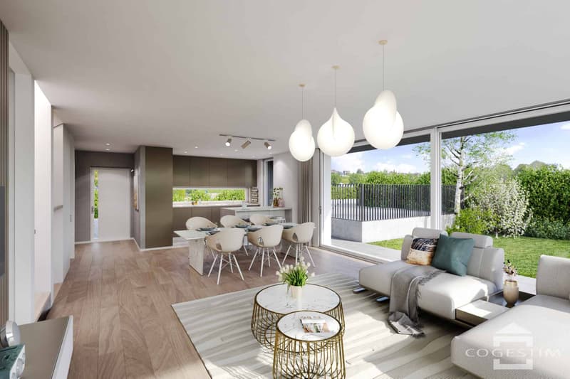 Projet de deux villas jumelles à deux pas du Léman VILLA B (2)