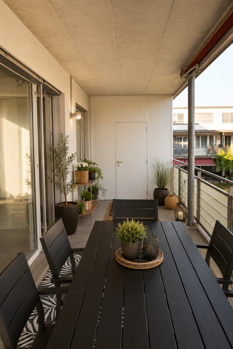 Charmante 5.5-Zimmer-Wohnung mit Balkon und herrlicher Aussicht in Rubigen (5)