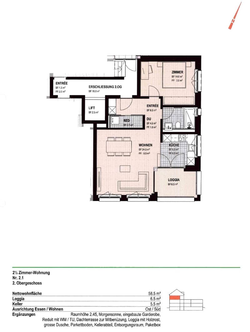 Moderne 2.5-Zimmer-Wohnung mit Loggia in St. Gallen – ab Februar 2027 verfügbar (1)
