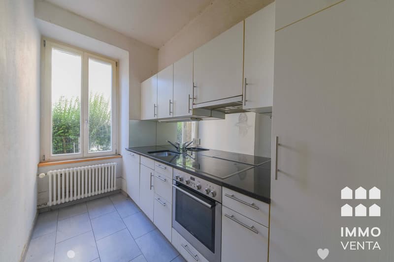 Helle 3-Zimmer-Altbauwohnung im Erdgeschoss – Biel/Bienne (1)