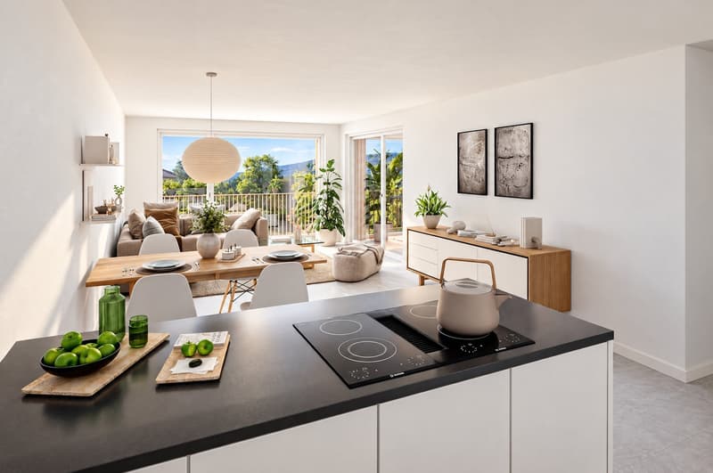 Grosszügige 2½ Zimmer Neubauwohnung / Spacieux appartement neuf de 2½ pièces (1)