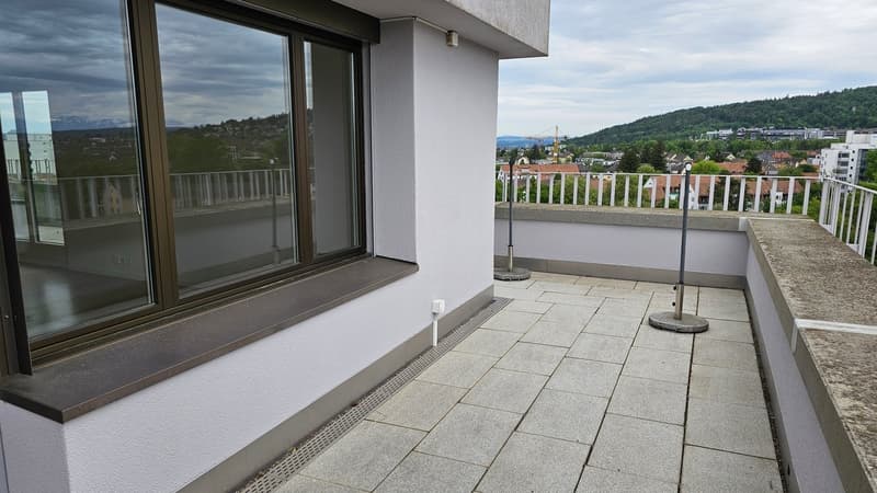 Gekühlte 3.5-Zimmer-Attikawohnung mit Blick über Zürich am Bucheggplatz (9)