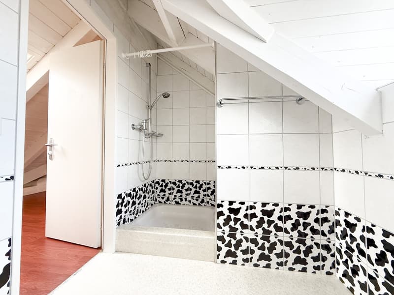 Dusche Dachgeschoss