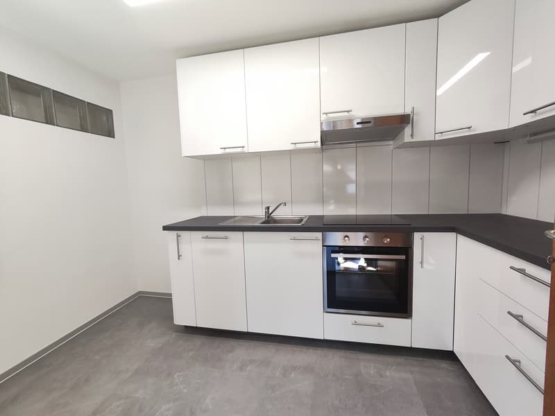 Helle neu renovierte 3-Zimmer-Wohnung mit Balkon in Spiez (2)