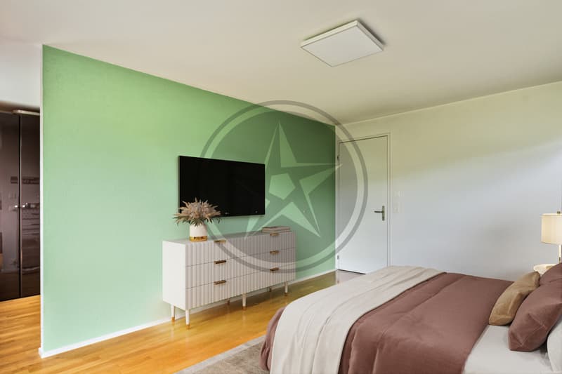 Charmant appartement traversant de 4,5 pièces avec grand balcon (6)