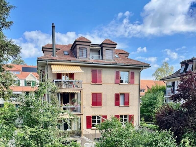 2 1/2-Zimmer-Dachwohnung mit Balkon & schöner Aussicht (1)