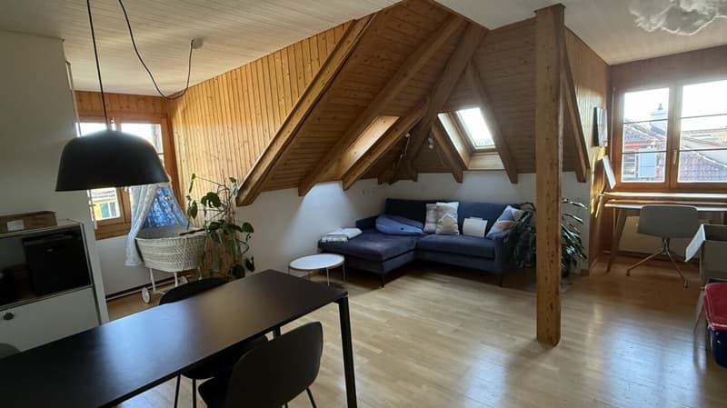 2 1/2-Zimmer-Dachwohnung mit schöner Aussicht (11)