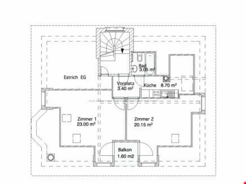 2 1/2-Zimmer-Dachwohnung mit schöner Aussicht (12)