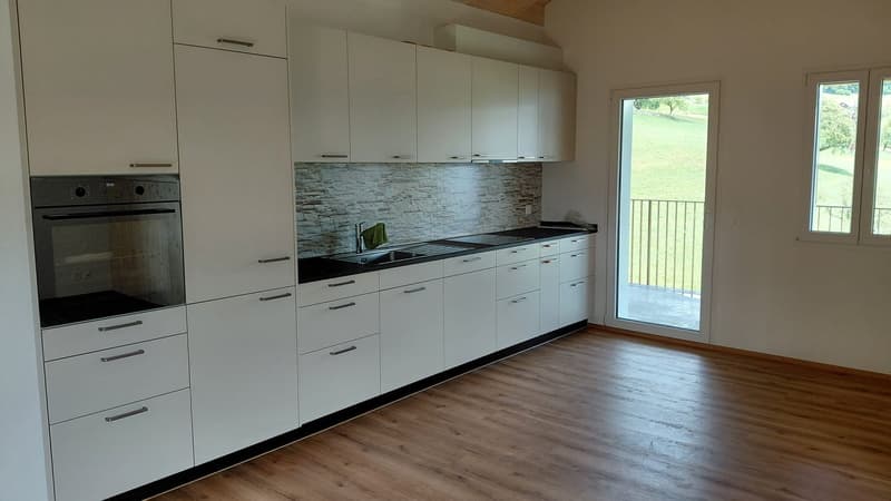 3 1/2 Zimmer Dachwohnung mit Topaussicht auf See und Berge (23)