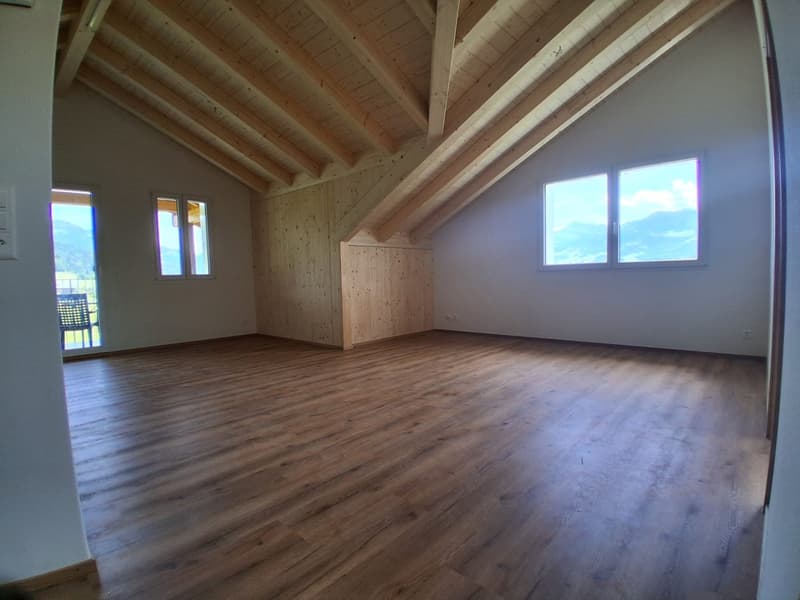 3 1/2 Zimmer Dachwohnung mit Topaussicht auf See und Berge (22)