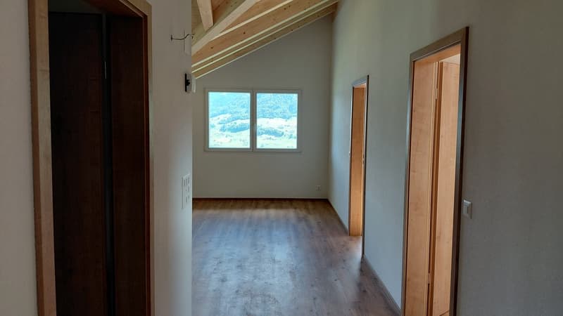 3 1/2 Zimmer Dachwohnung mit Topaussicht auf See und Berge (19)