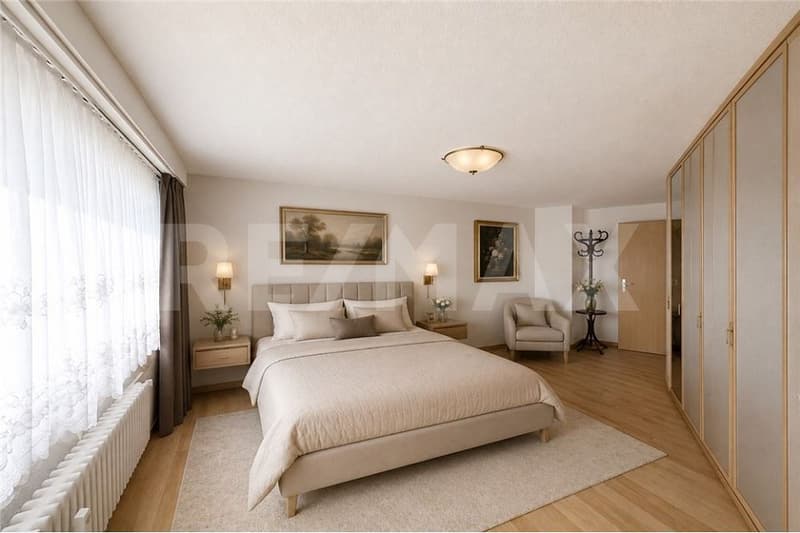 Geräumige 2½-Zimmer-Wohnung mit Balkon und Bergsicht - ideal zum Wohnen oder Vermieten (5)