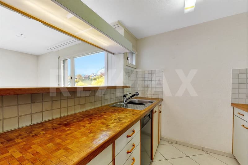Die Aussicht inklusive - 4½-Zimmer-Dachwohnung im obersten Geschoss (7)