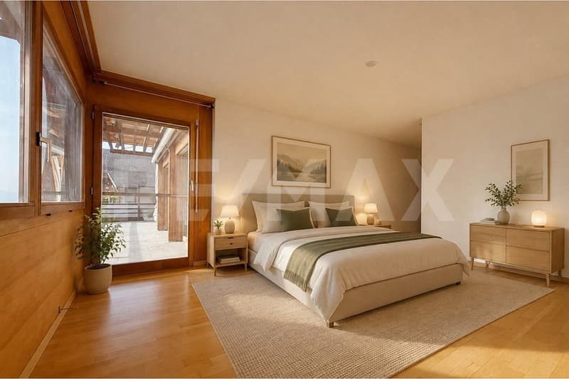 Ferienwohnung in Sigriswil mit Berg- und Seeblick (6)
