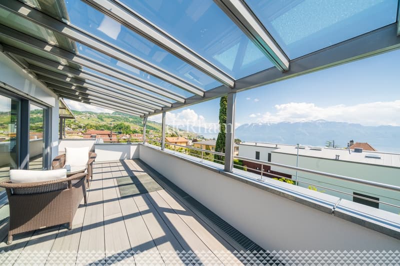 Villa contemporaine de standing avec piscine et vue lac! (8)