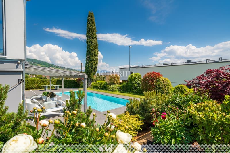 Villa contemporaine de standing avec piscine et vue lac! (9)