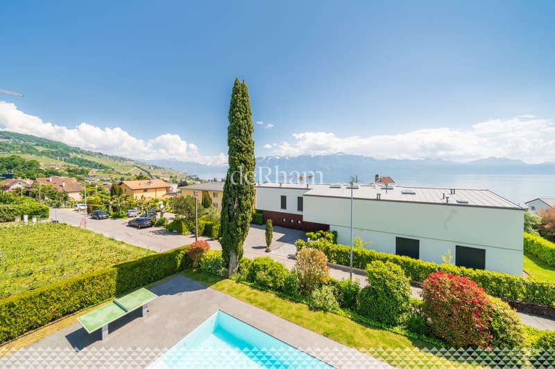 Villa contemporaine de standing avec piscine et vue lac! (12)