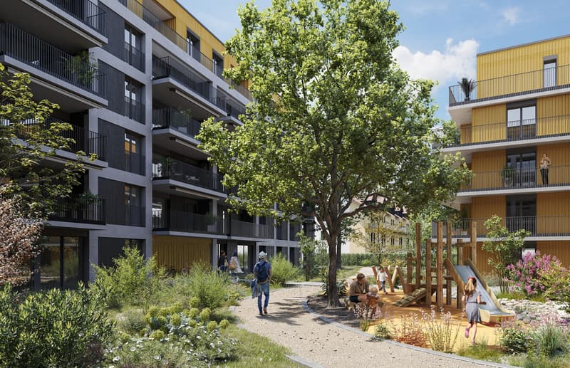 3.5 pièces neufs avec balcon (10)