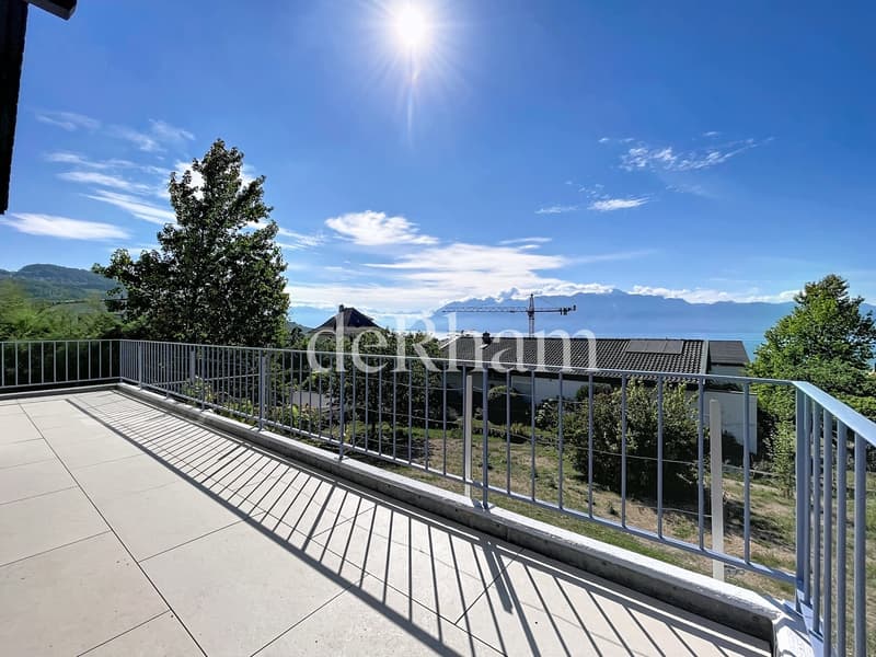 Lutry - superbe villa rénovée avec vue panoramique sur le lac! (1)