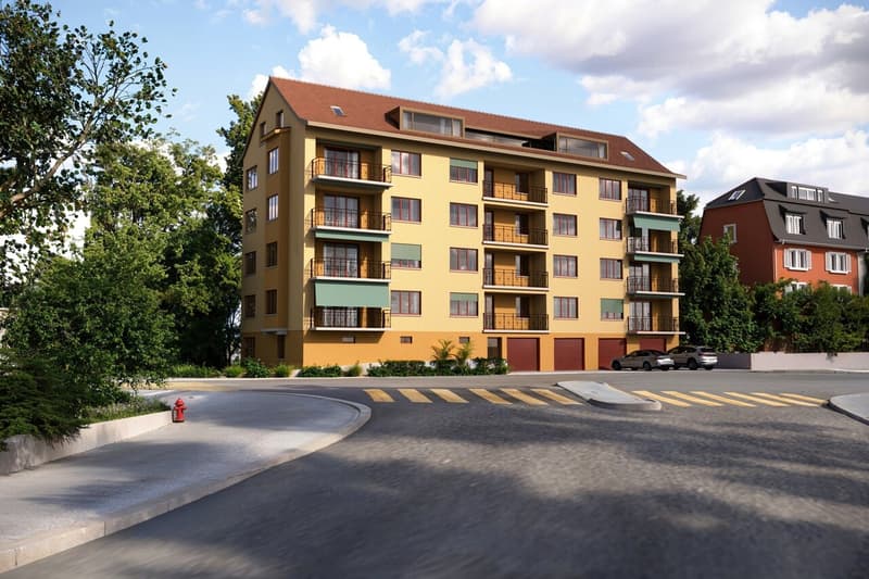 *Urbane Eleganz* 3.5-Zimmer-Wohnung im DG mit Terrasse 12 m2 (1)