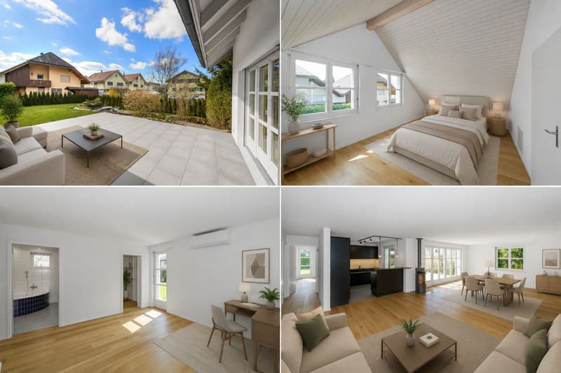 Freistehendes 5.5-Zimmer-Einfamilienhaus mit 901m² Grundstück und Ausbaupotential (2)