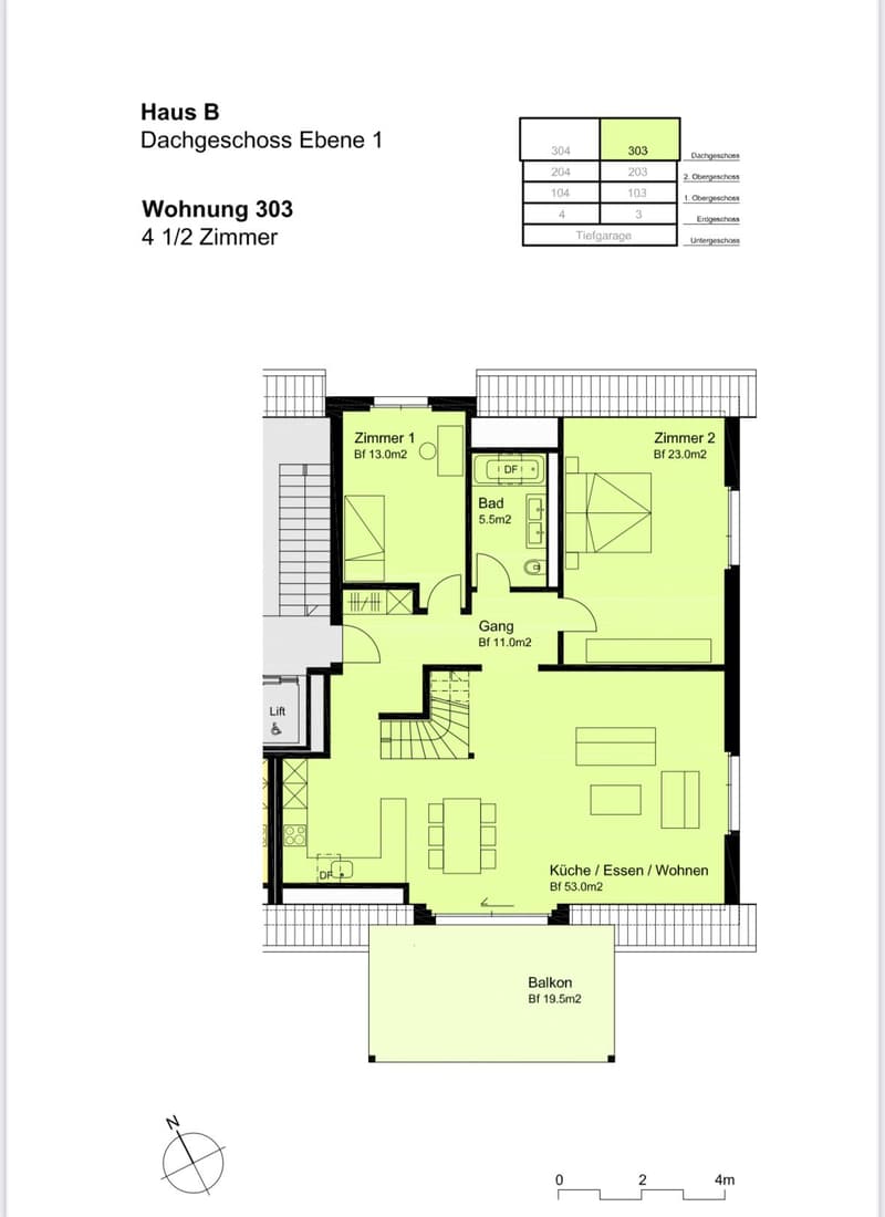 Attraktive 4.5 Zimmer-Maisonettewohnung im Hirschthal (18)