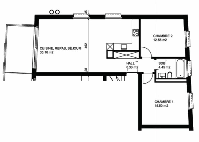 Appartement de 3.5 pièces (8)