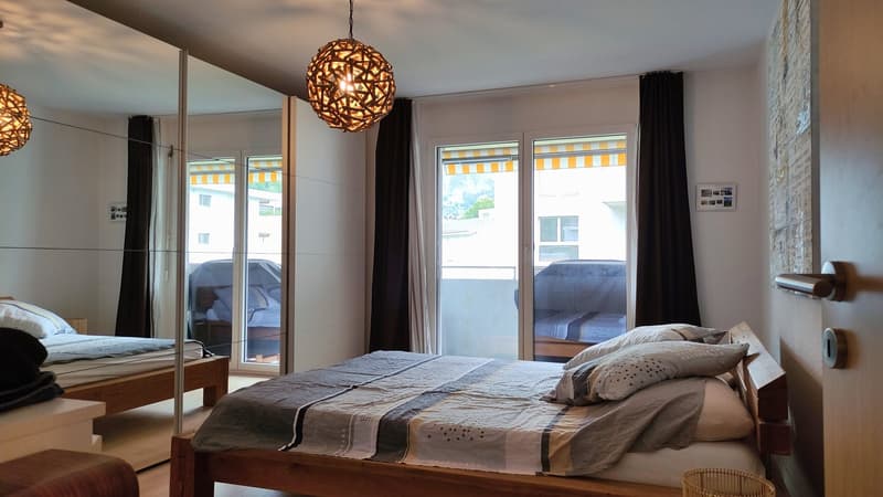 Moderne 3.5-Zimmer-Wohnung mit Bergpanorama in Glis (7)