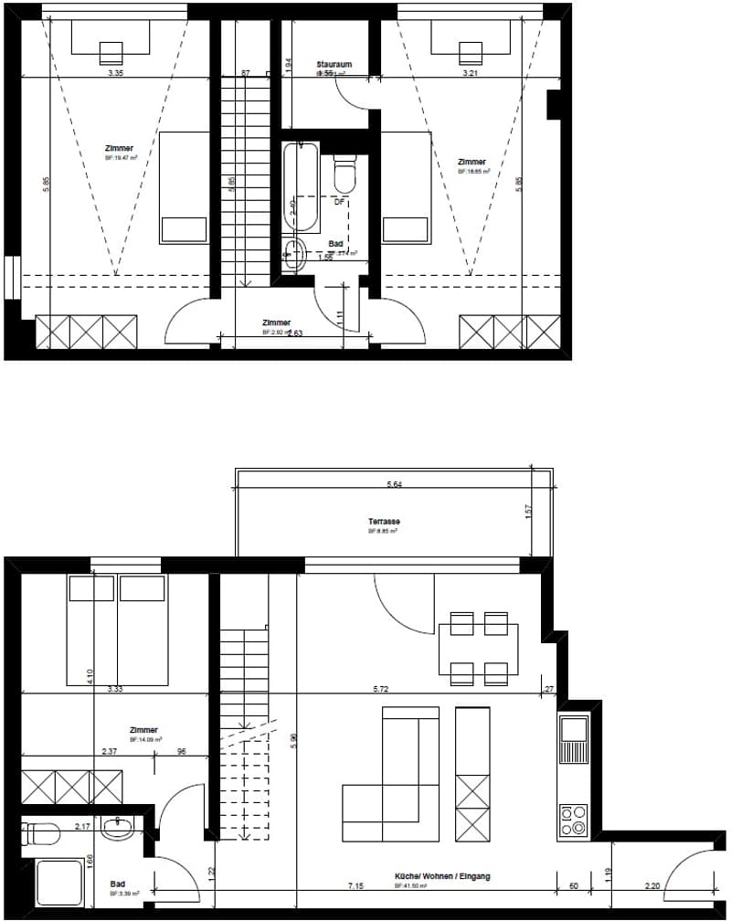 Helle 4.5-Zimmer-Wohnung mit Bergblick in Turtmann – nach Vereinbarung verfügbar! (14)
