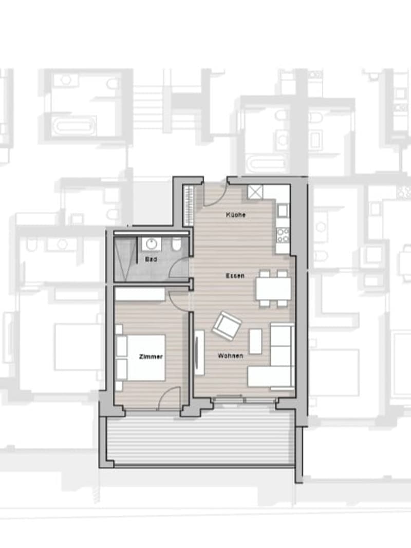 Moderne 2.5-Zimmer-Neubauwohnung mit Balkon in Zermatt (3)