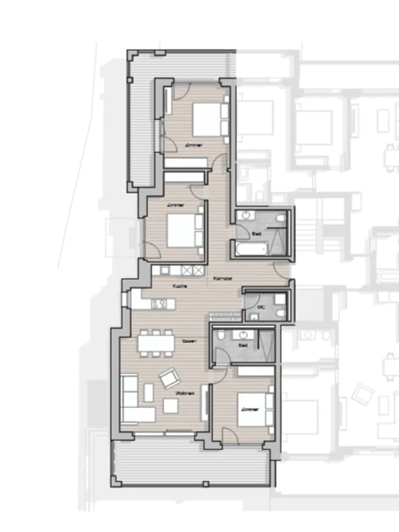 Moderne 4.5-Zimmer-Wohnung im Herzen von Zermatt (3)