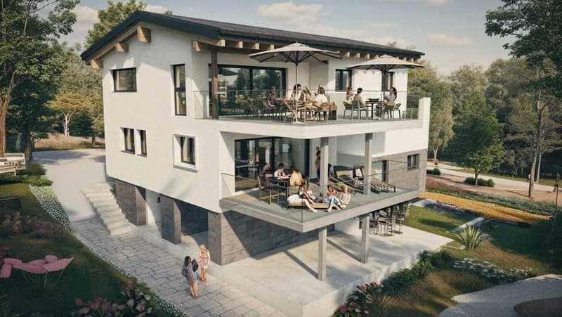Appartement 4.5 pièces avec terrasse et jardin – Projet de transformation à Savièse (1)