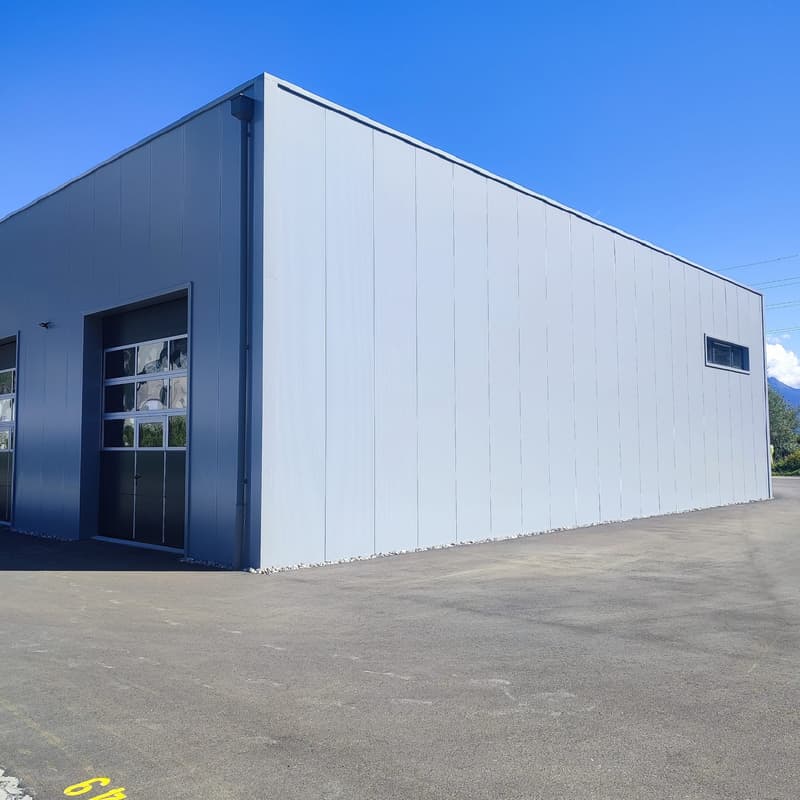 Halle industrielle neuve à louer à Saxon – 135 m² (1)