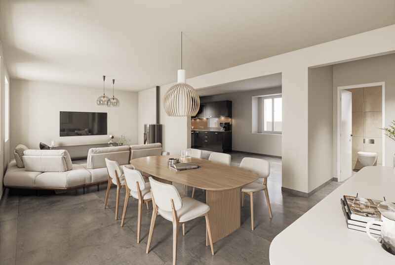 Villeret, maison individuelle rénovée de 2 appartements (3)