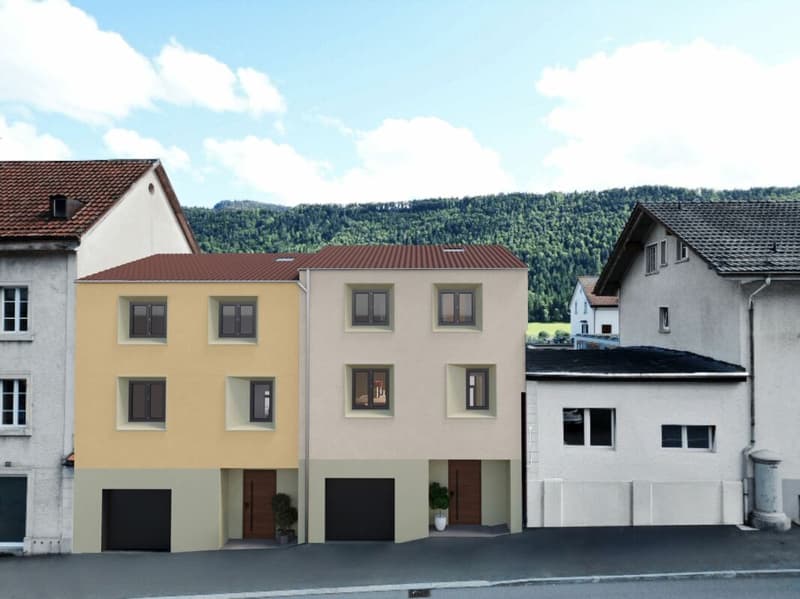 St-Imier, maison mitoyenne neuve 5.5 pièces (5)