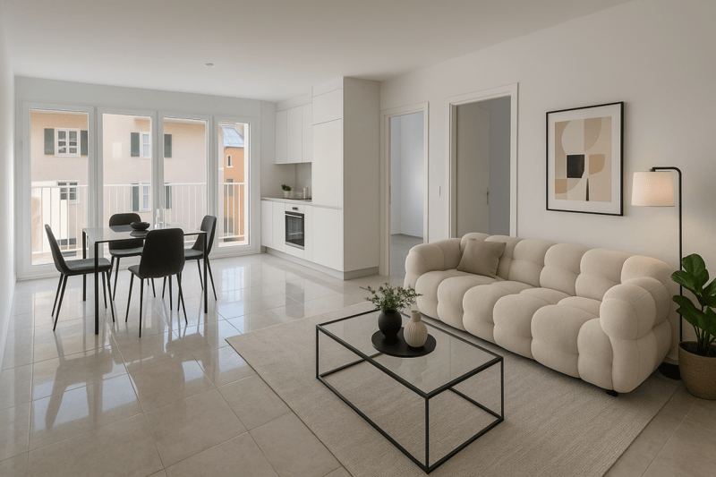 St-Imier, appartement de 4.5 pièces au 1er étage avec balcon (1)