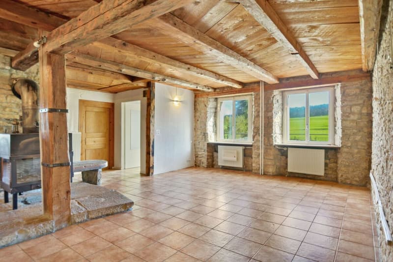 Le Noirmont, charmante ferme avec terrain constructible (5)