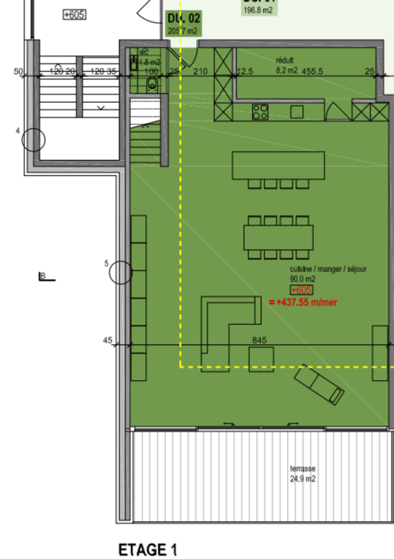 Nidau, splendide duplex haut standing 5.5 pces - 205 m2 avec parking et jardin commun (13)