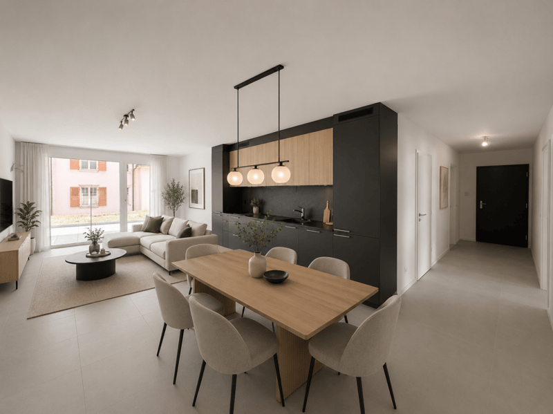 Villeret, splendide appartement de 4.5 pièces avec terrasse et jardin privatif (3)