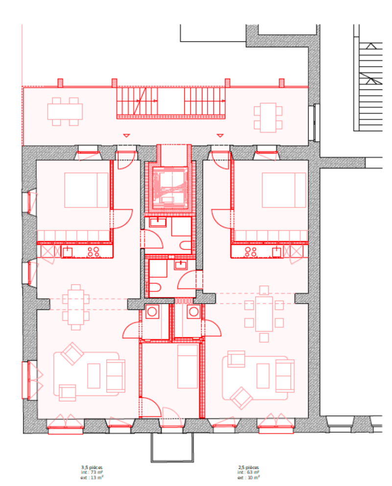 Corgémont, magnifique appartement de 2.5 pièces, ascenseur, balcon (12)