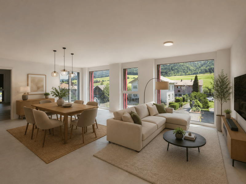 Villeret, magnifique appartement de 3.5 pièces au 1er avec terrasse et ascenseur (4)
