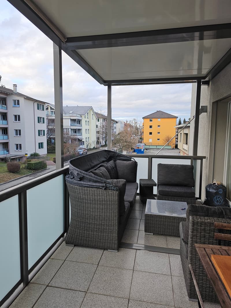 Ruhiges Wohnen, nah in der City in 4-Zimmer-Wohnung mit Balkon inkl. 1 Parkplatz  in Binningen (17)