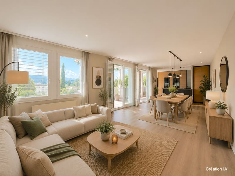 Magnifique appartement de 5.5 pièces avec vue imprenable sur les Préalpes (2)