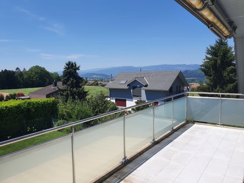 Balkon mit Aussicht
